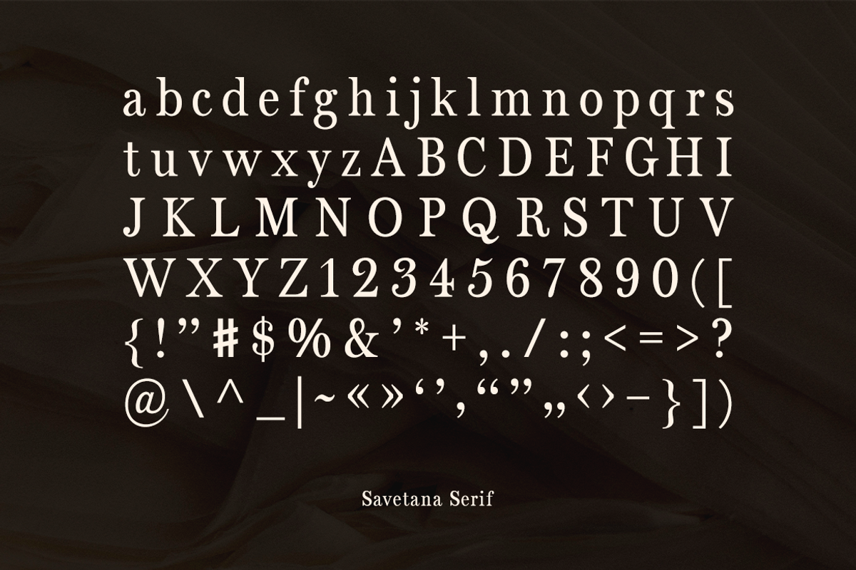 CF Savetana - Elegant Bohemian Serif, a Serif Font by Indotype Foundry (Photo 2 of 10)
