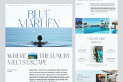 Blue marlien - Hotel & Resort Landin, a Landing Page Template by keffidesign (Thumbnail 1 of 2)