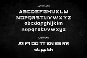 Vendetta - Sport Display Font, a Serif Font by Flawless And Co (Thumbnail 9 of 10)