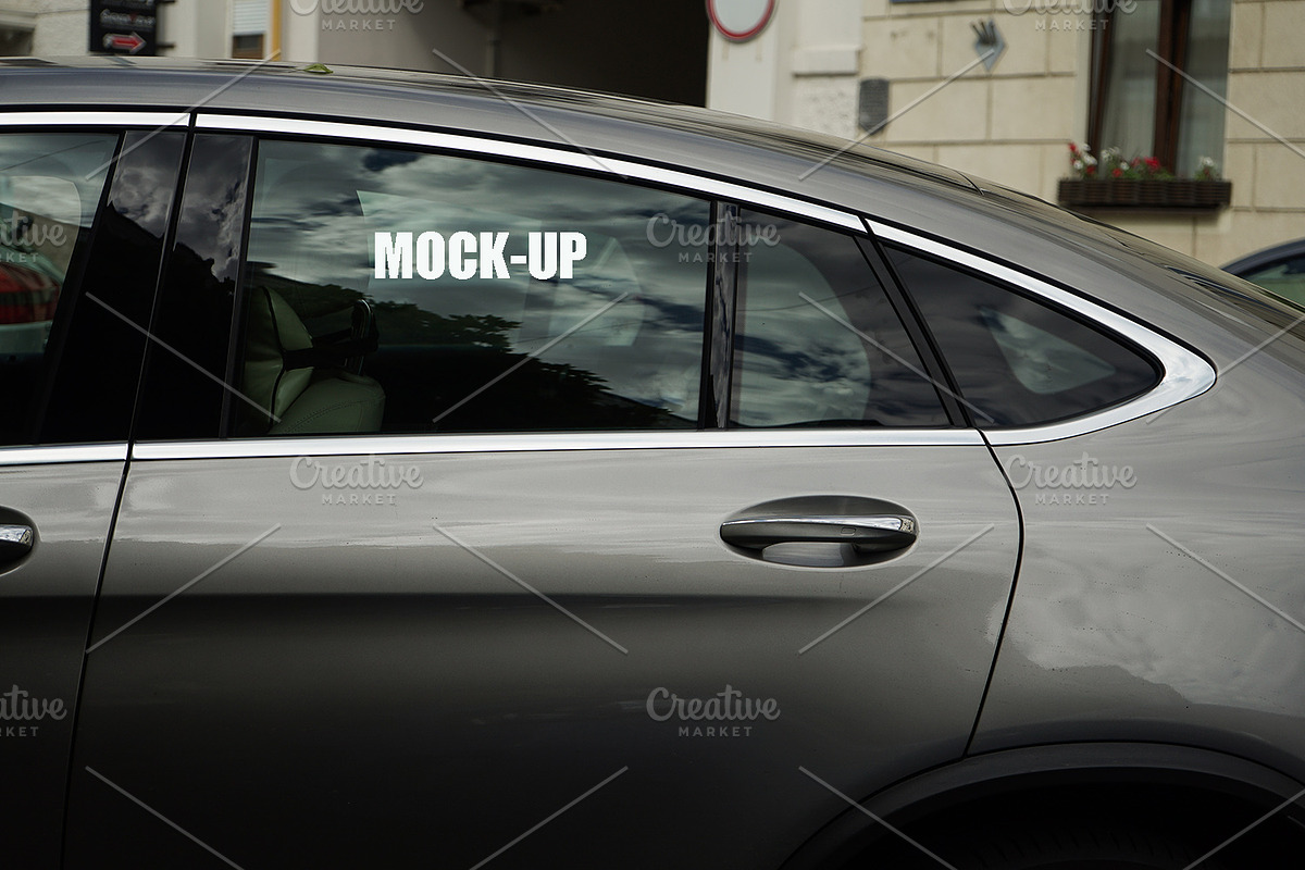 car window mock-up
