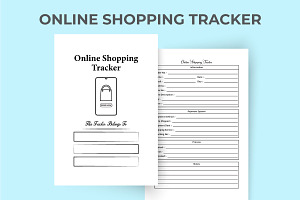 Online Shopping Tracker KDP Interior