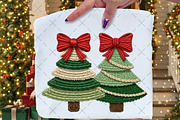 Coquette Faux Yarn Christmas Tree, an Illustration by Craft Nest (Thumbnail 2 of 5)