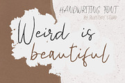 Weird is beautiful Font, a Handwritten Font by Bluestype Studio (Thumbnail 1 of 8)