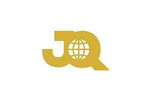 JQ or QJ logo and icon design