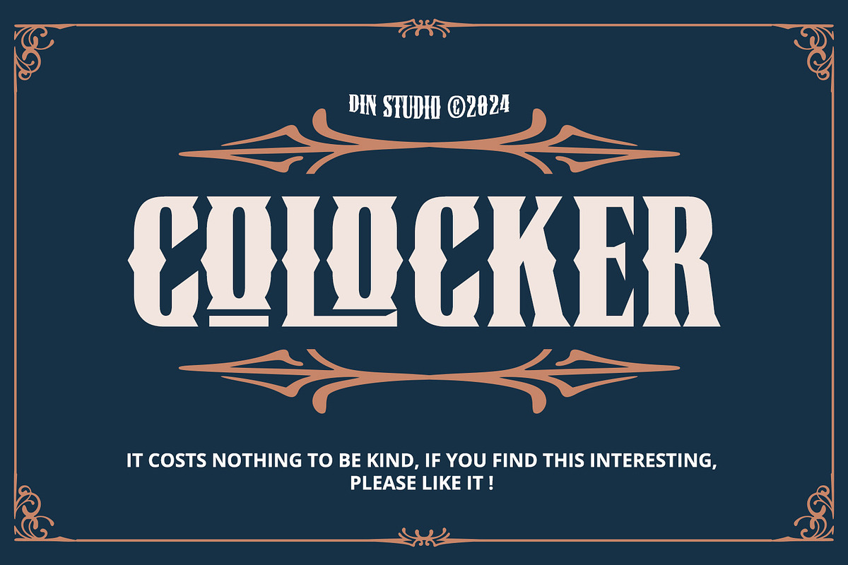 Colocker, a Symbol Font by Vintage Division (Photo 15 of 15)