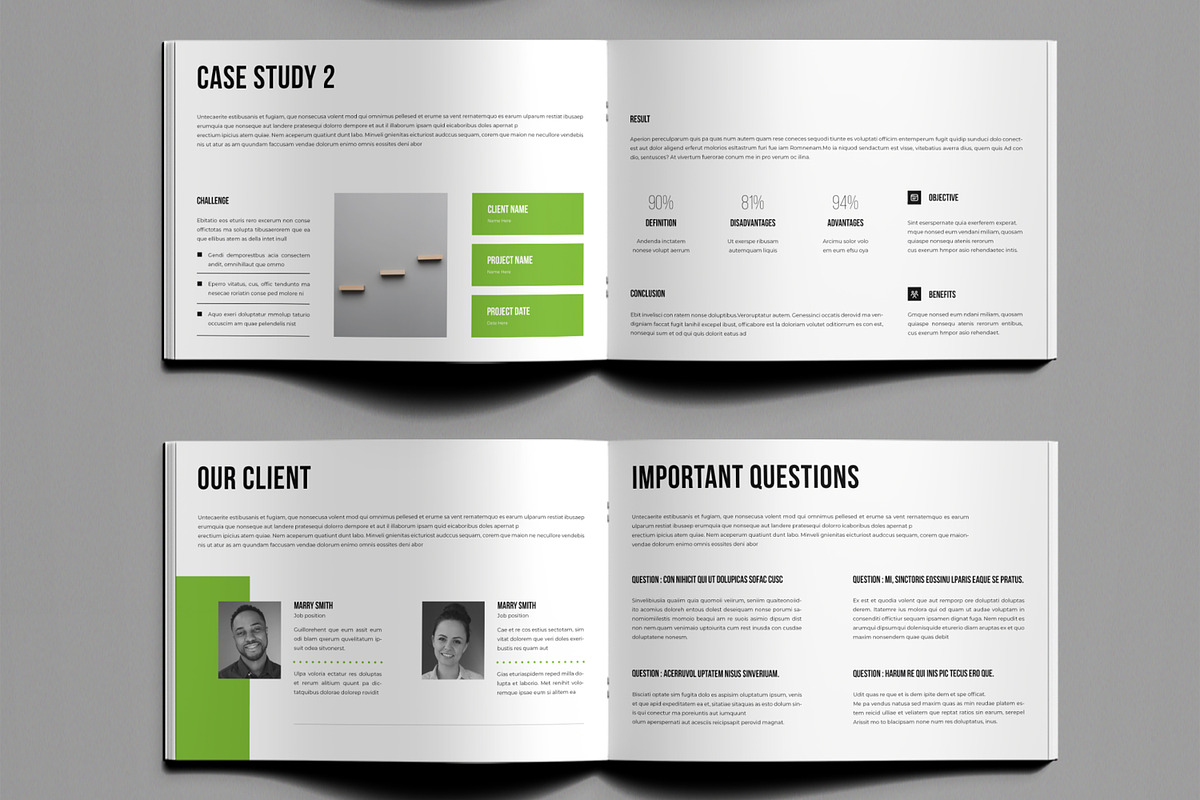 Professional Case Study Template, a Brochure Template by ContestDesign (Photo 5 of 5)