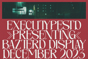 Bazterd - Display Serif