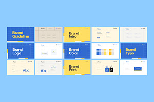 Brand identity design template