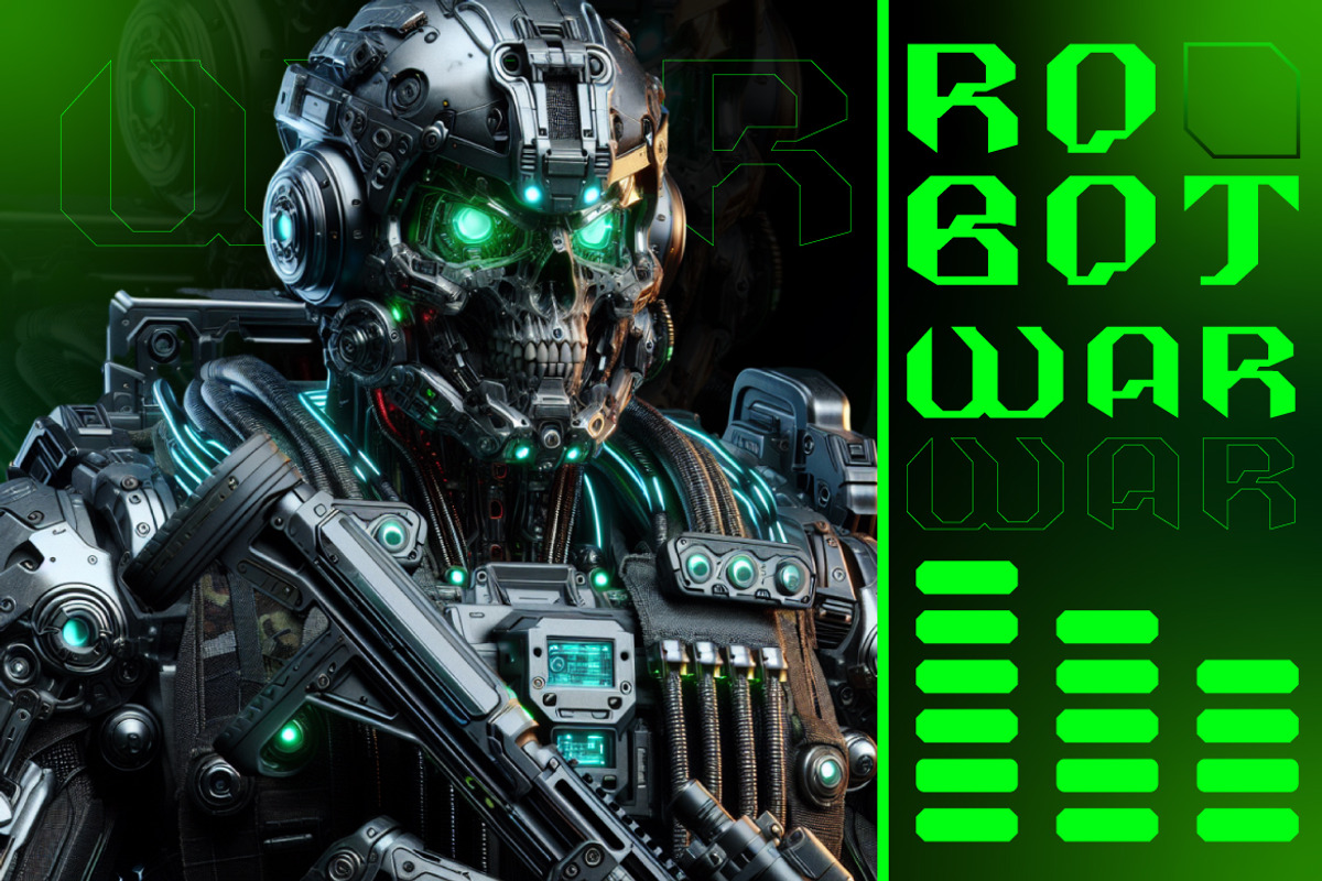 Orek Futuristic Display Font, a Sans Serif Font by kangfont Studio (Photo 3 of 11)