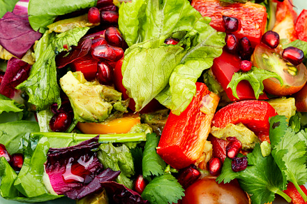 Spring bright vegetable salad., a Food & Drink Photo by MLunov MLunov