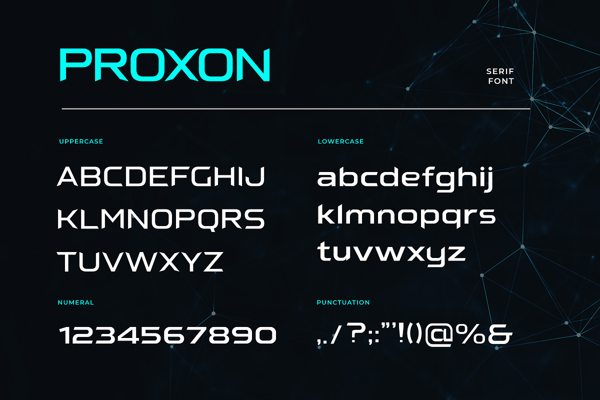 Proxon Sans Serif Modern Font preview 5