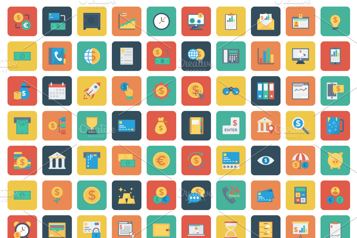 Banking & Finance Bundle Pack, an Outline Icon by Dinosoftlabs (Photo 11 of 11)