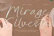 Mirage Silvesta, a Handwritten Font by Integritype Studio (Thumbnail 1 of 15)