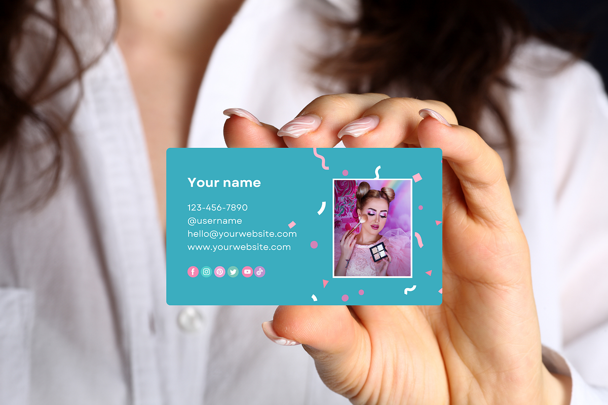 Colorful Business Card, a Business Card Template by SunshineStudioBoutique (Photo 5 of 9)