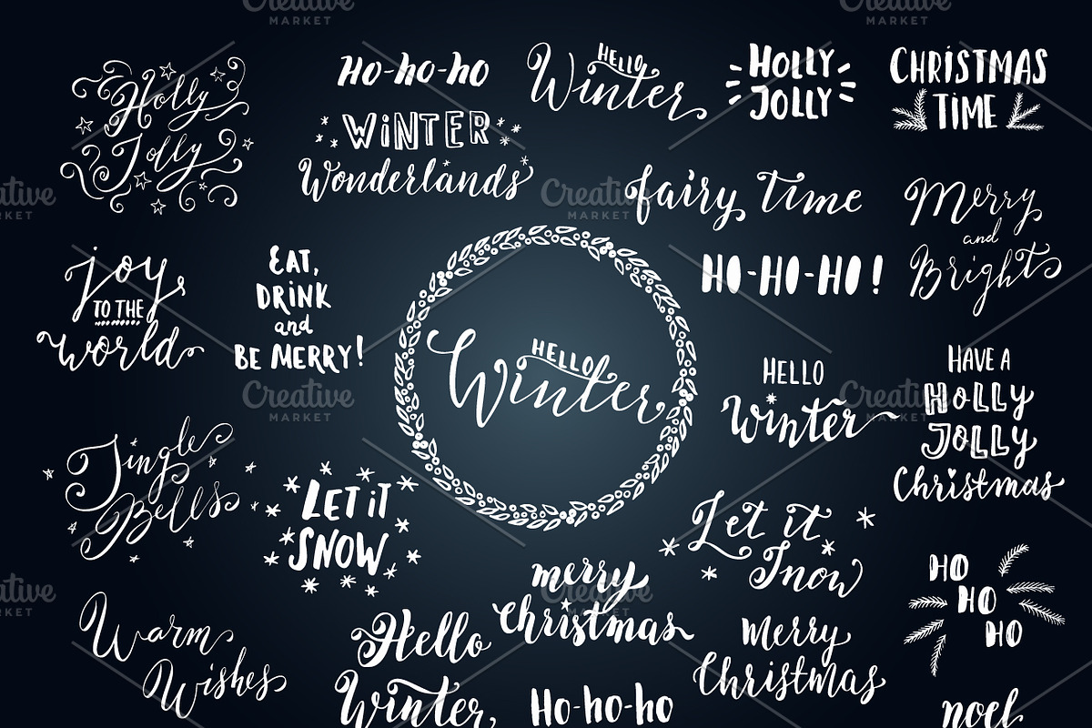 Xmas&New Year Photo Overlays+Extras, a Decorative Illustration by CreativeJourney (Photo 3 of 8)