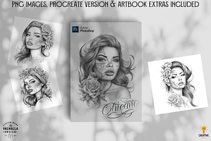 Chicano Design Bundle, Unique Art!