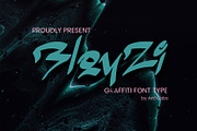 BloyZi Expressive Graffiti Font, a Handwritten Font by ArtiXLabs (Thumbnail 1 of 8)