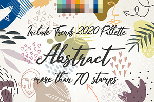 Abstract shapes brushes Procreate