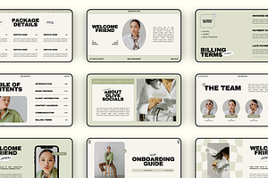 Social Media Manager Onboarding Kit, a Presentation Template by Branding Babe Co.