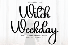 Witch Weekday