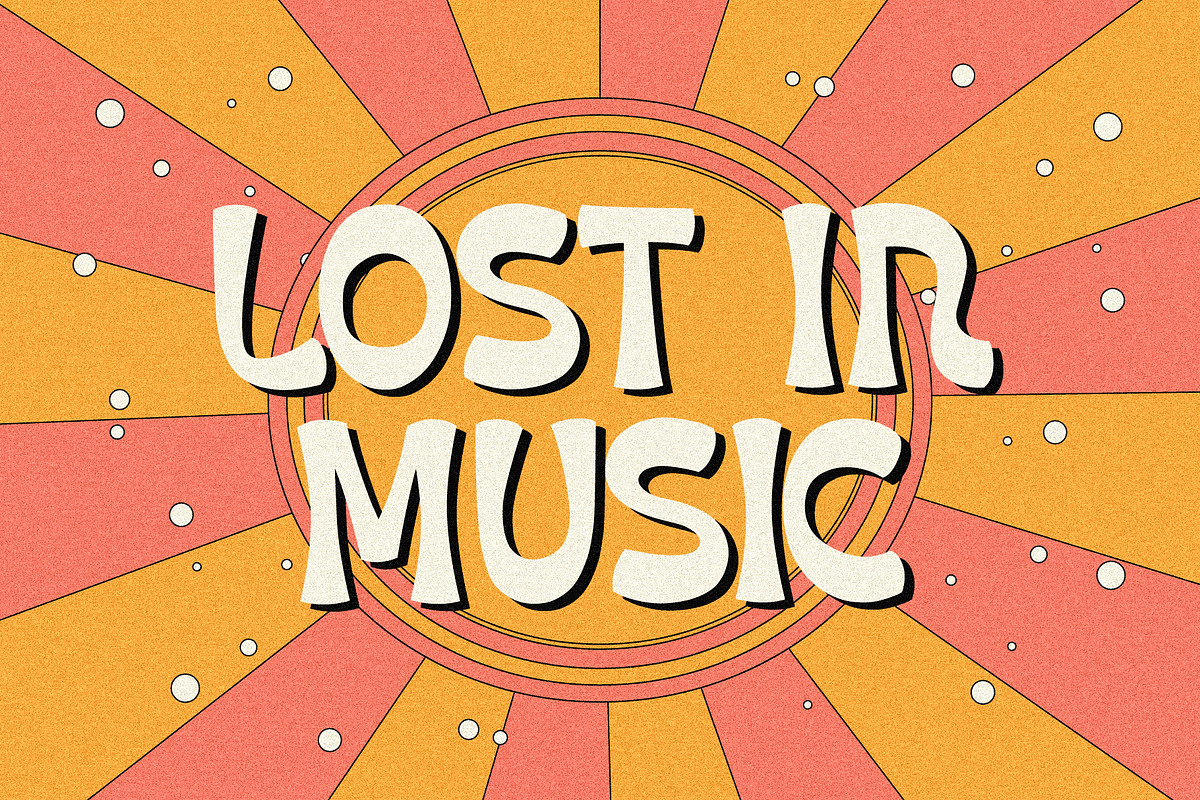 Weirdtopia - Groovy Retro, a Sans Serif Font by Invasi Studio (Photo 3 of 10)