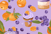 Berry & Pastry Seamless Patterns Set, a Pattern Graphic by artdemidova (Thumbnail 12 of 12)