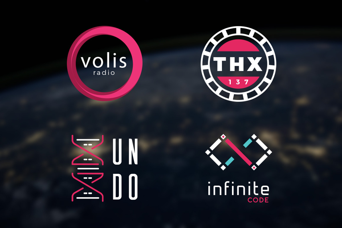 10 Futuristic logos pack, a Branding & Logo Template by fortyfive (Photo 2 of 6)