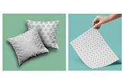 Seamless Gray Eyelet Patterns, a Pattern Graphic by Melissa Held Designs (Thumbnail 2 of 7)