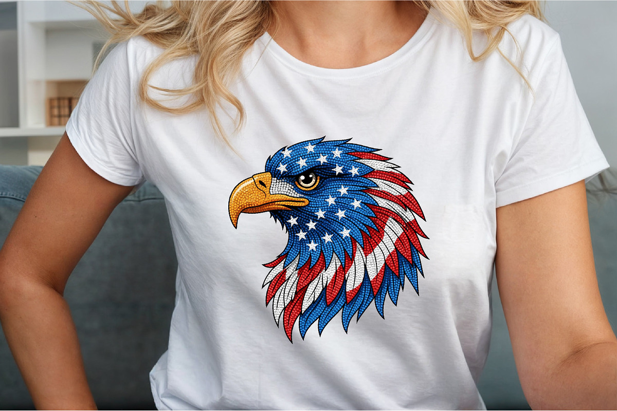 American Patriotic Eagle 4th of July, an Illustration by Sublimation Artist (Photo 3 of 9)