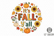 Fall Png Fall Clipart Fall PNG, a Graphic by Designking (Thumbnail 1 of 4)