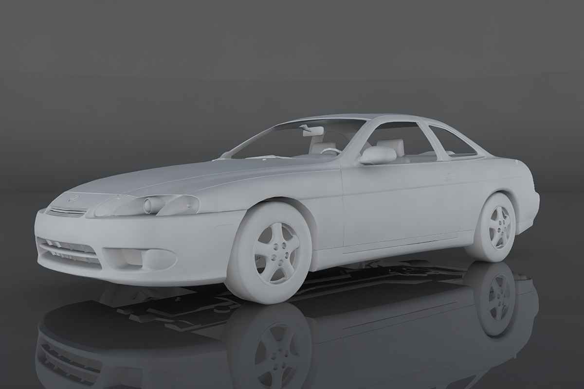 1997 Lexus SC300, a Cars & Vehicle 3D Model by valtriiu (Photo 12 of 12)