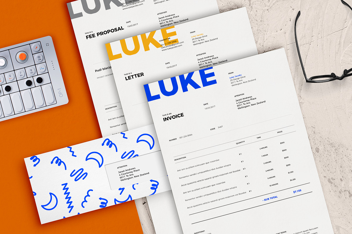 Invoice, Fee Proposal & Letter, a Stationery Template by Maison Octave (Photo 1 of 4)
