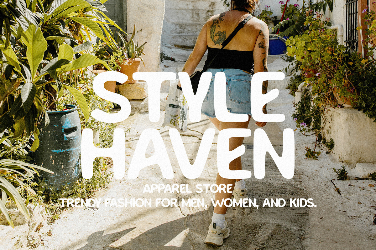 Palmy - Retro Summer Sans, a Sans Serif Font by Schrifted Type (Photo 2 of 8)