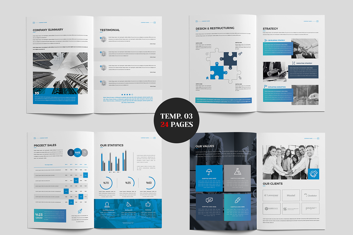 Brochure Bundle, Canva, Word, PPT, a Brochure Template by Template Zone (Photo 7 of 24)