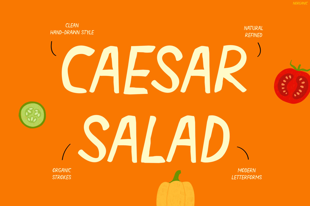 Norganic, a Script Font by Pinisi ART (Photo 5 of 10)