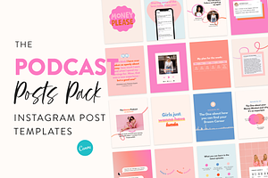 Podcast Posts Template Pack