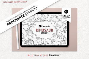 Dinosaur Vector Clipart Bundle