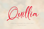 Quillia - Bold Signature Handwriting, a Handwritten Font by CreateBigSupply (Thumbnail 1 of 10)