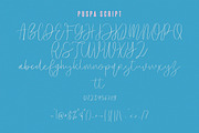 Puspa Script Sans Font, a Script Font by Maulana Creative (Thumbnail 9 of 10)