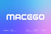 Macego - Geometric Typeface, a Sans Serif Font by alpercakici (Thumbnail 22 of 22)