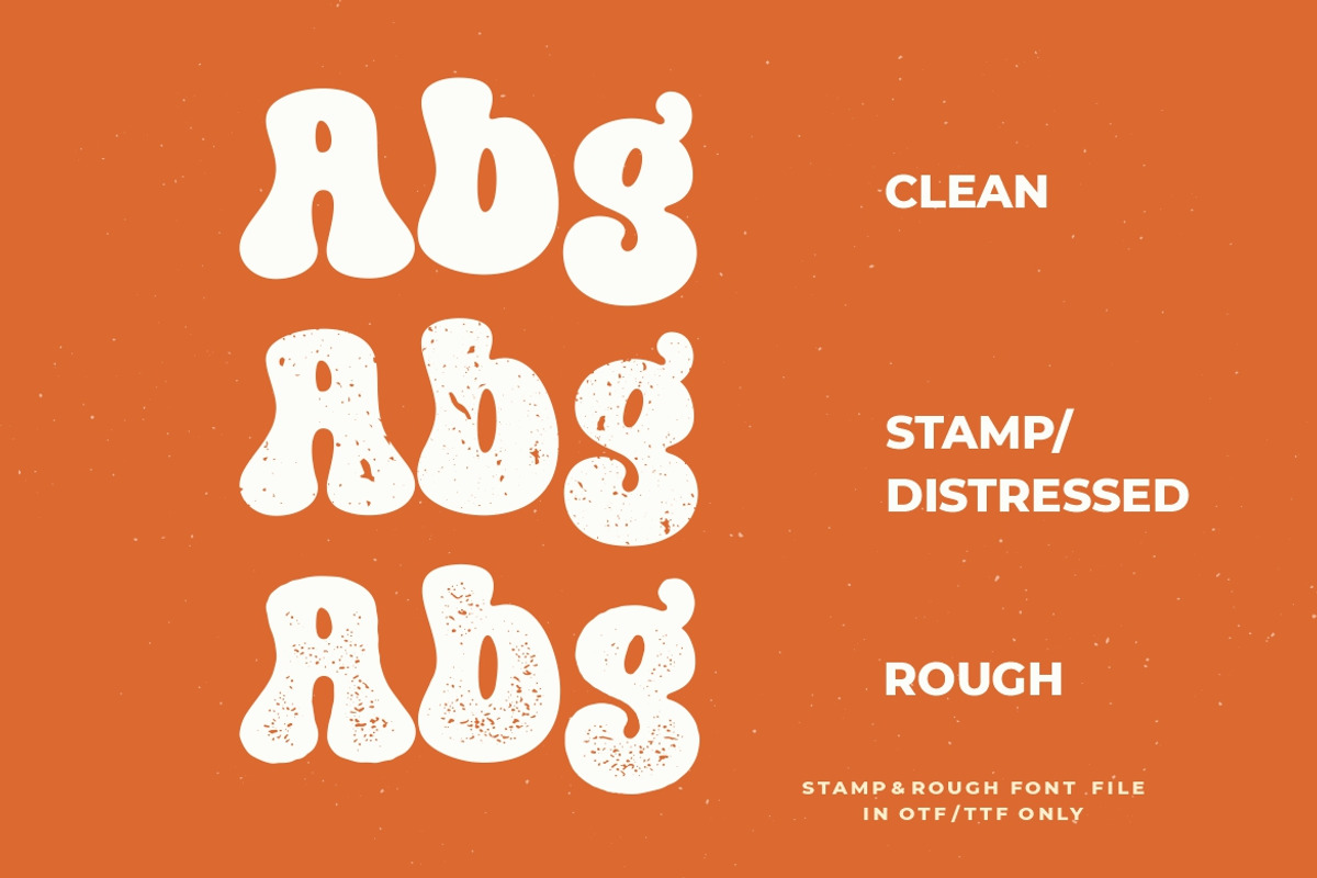 Super Vibes - Retro Groovy Style, a Font by HansCo Studio (Photo 3 of 11)