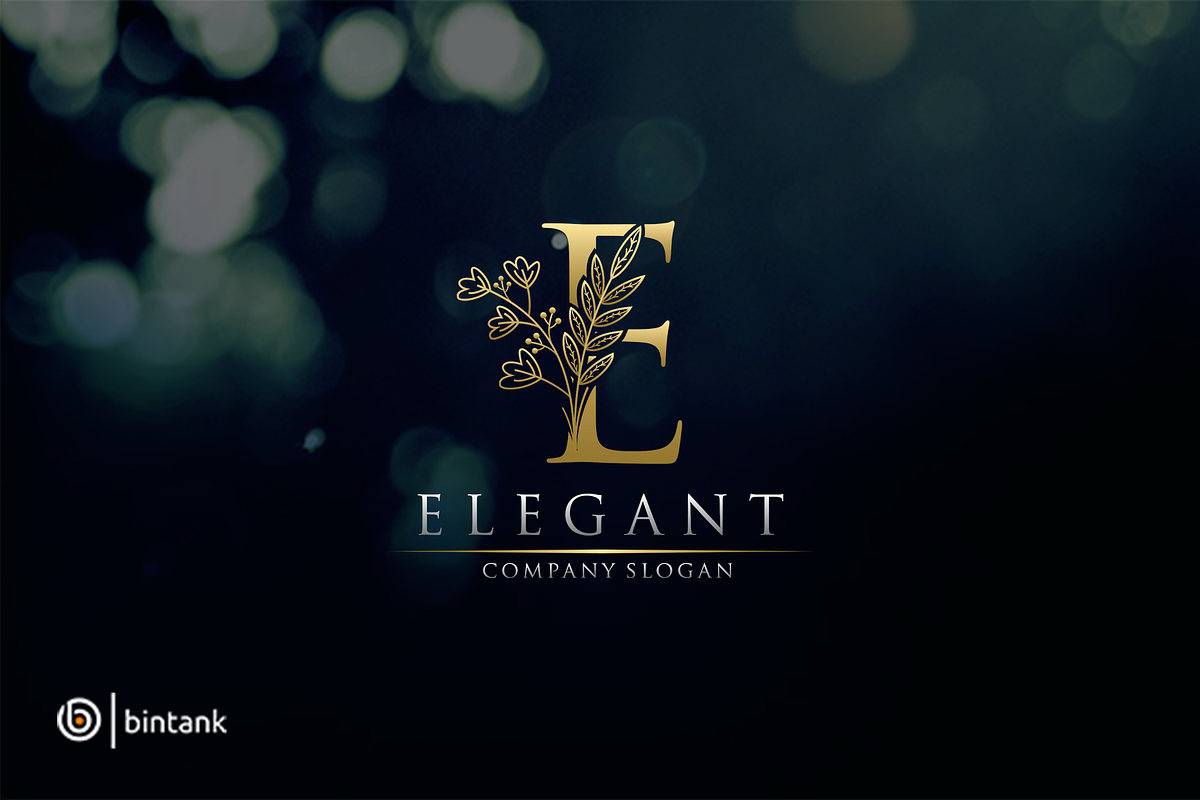 Elegant - Gold E Letter Logo, a Branding & Logo Template by Bintank Studio (Photo 1 of 2)