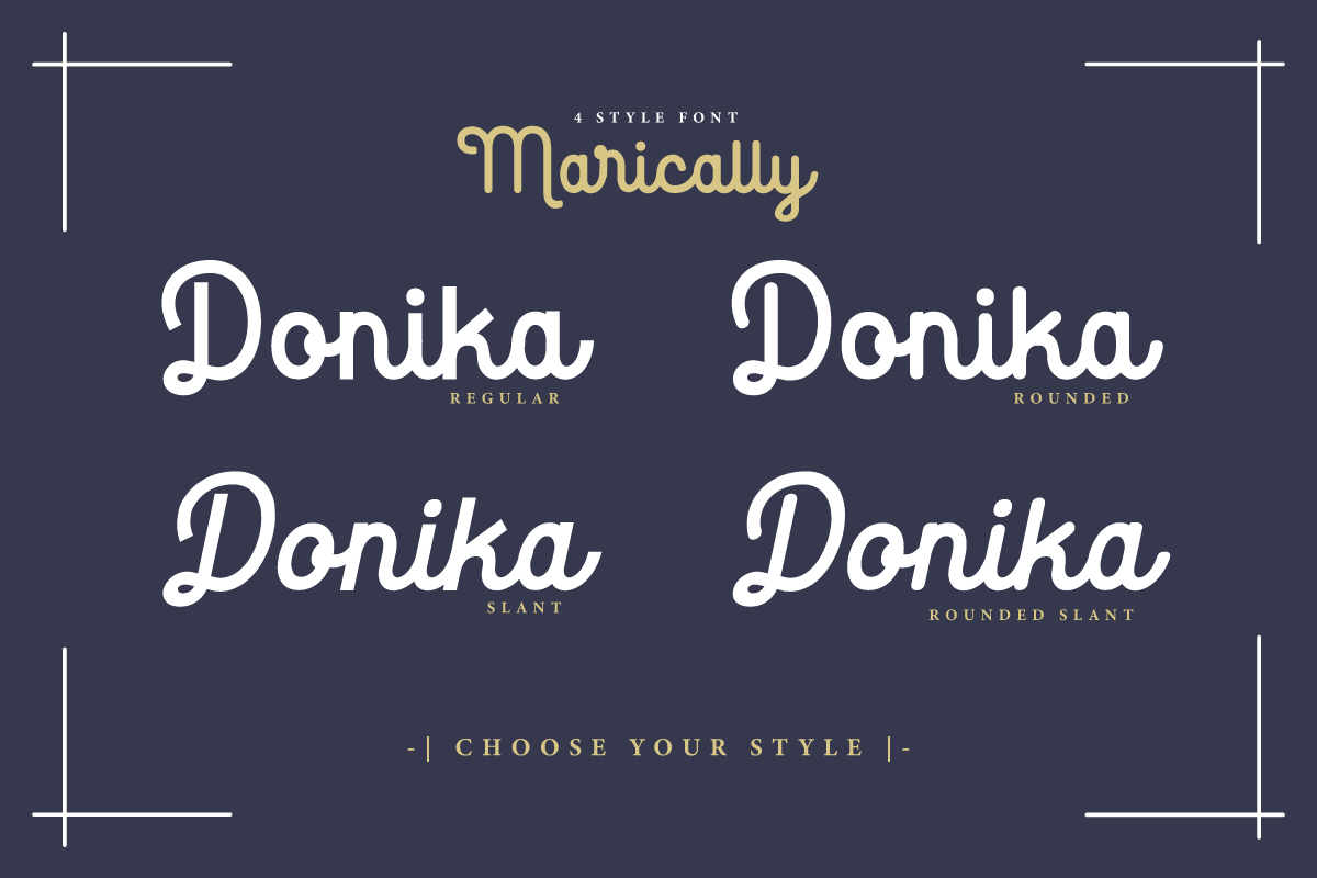 Marically - Script Font, a Script Font by twinstd (Photo 2 of 10)
