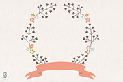 Floral wreaths laurels ribbons c73, an Illustration by GrafikBoutique (Thumbnail 3 of 3)