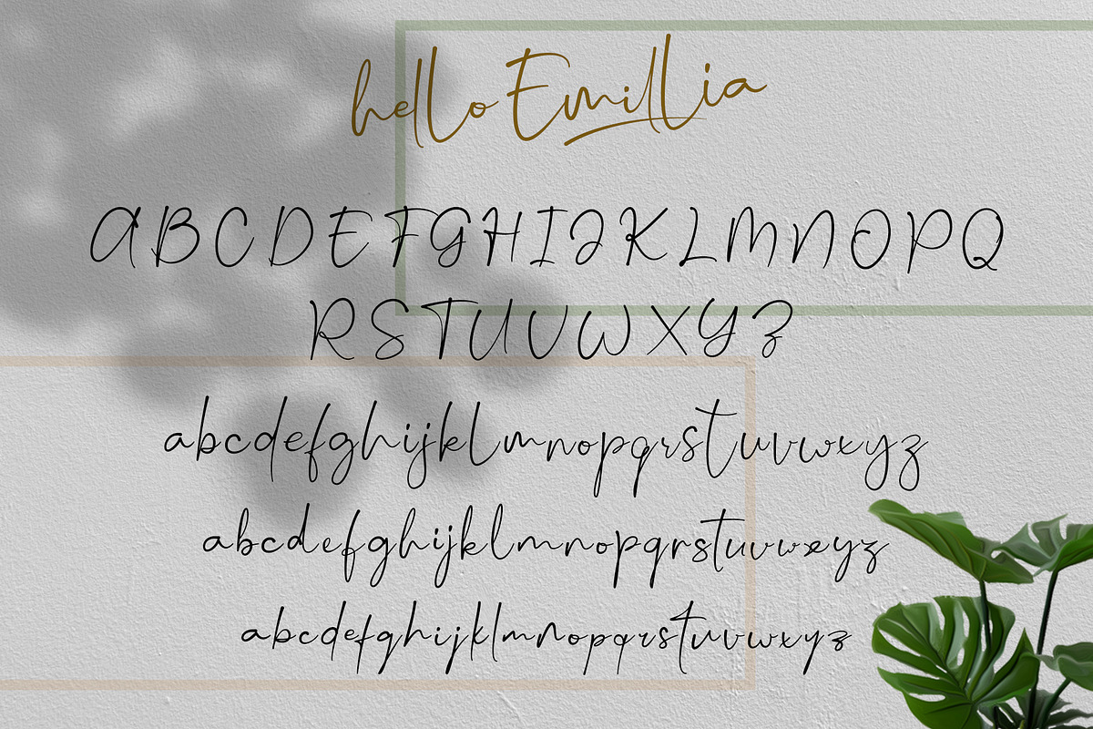Hello Emillia Script, a Script Font by Rochart (Photo 10 of 12)