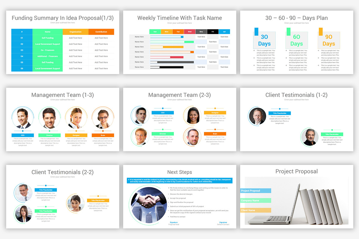 Business Proposal PowerPoint Design, a Presentation Template by OceanArt (Photo 10 of 20)
