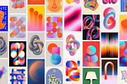 Dopamine Art Prints Bundle 100, a Background Graphic by Tomasz Ganclerz (Thumbnail 2 of 6)