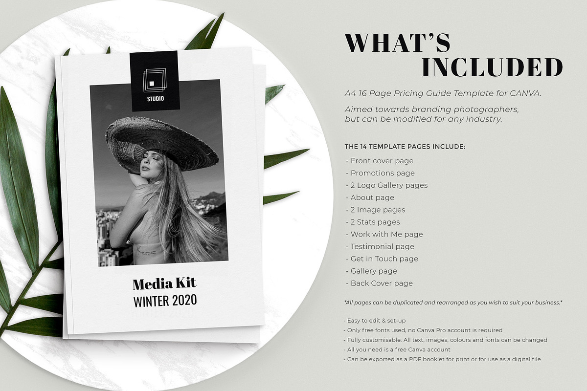 Orianna CANVA Media Kit, a Magazine Template by Gillian Sarah (Photo 8 of 10)