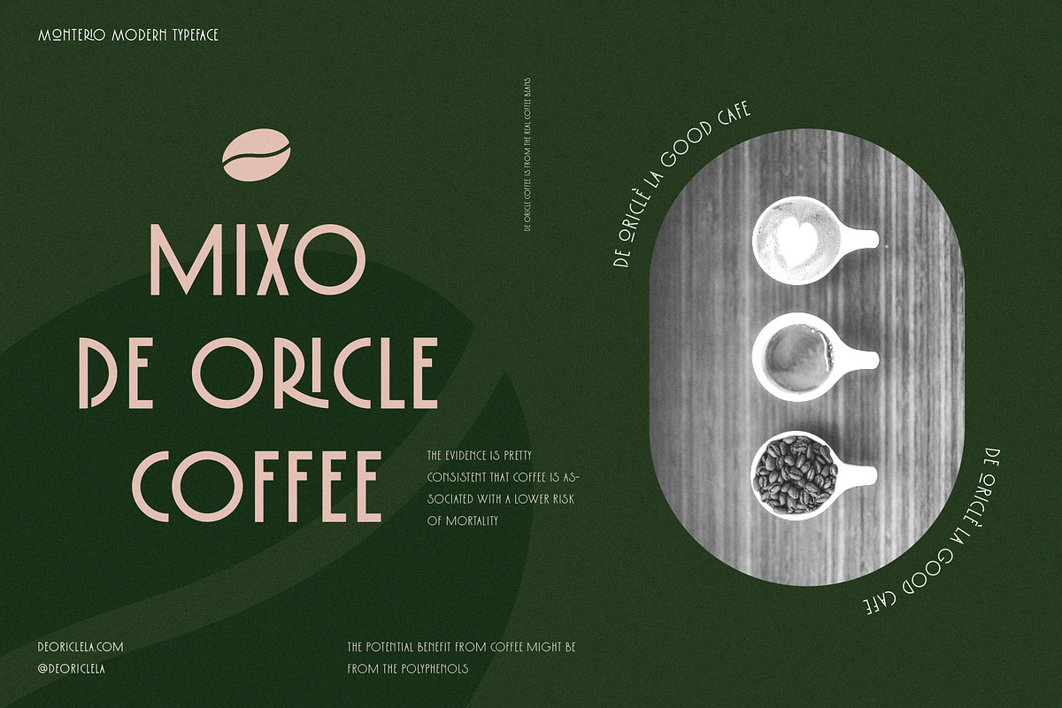 Monterio - Modern Art Deco Typeface, a Sans Serif Font by CCS Type (Photo 13 of 29)