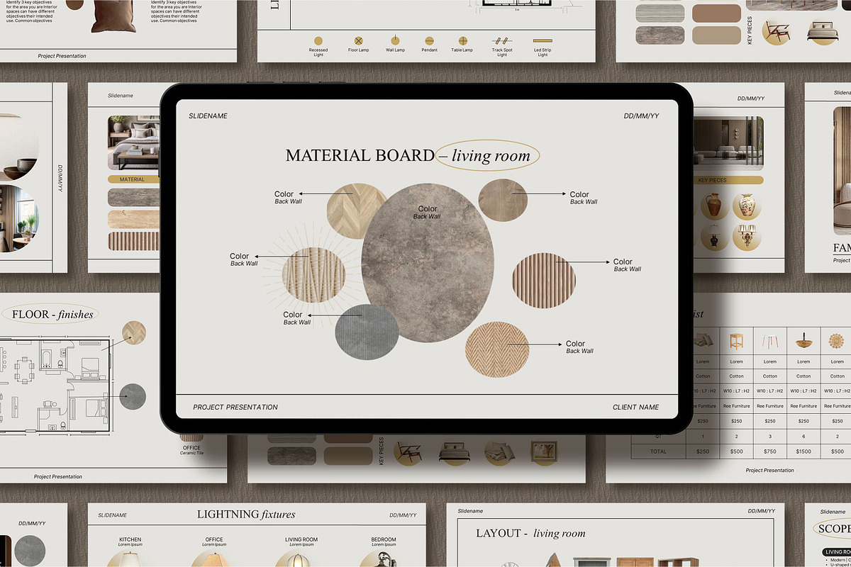 PPT Interior Design Presentation, a Presentation Template by SKY CREATION (Photo 1 of 7)